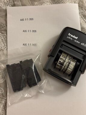 Self-Inking Date Stamp